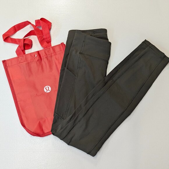 Lululemon Speed Up Tight *Full-On Luxtreme 28" Dark Olive Size 4 - Picture 1 of 14